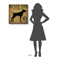 thumbnail image 4 of Global Gallery's 'Black Dog at Show No VT' By Ryan Fowler Stretched Canvas Wall Art, 4 of 4