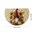 thumbnail image 3 of JoyMoreHome Fall Half-Round Floor Mat, Soft Velvet Durable Door Mat, Thanksgiving Halloween Decor for Indoor Outdoor Home Entrance, 3 of 6