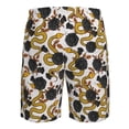 thumbnail image 6 of Naloa Snake And Rose Men's Beach Shorts, Surfing shorts, Swim trunks, Quick Dry Swim Trunks for Surfing Beach Fun - 3X-Large, 6 of 9