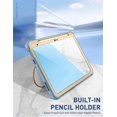 thumbnail image 5 of i-Blason Cosmo Series for iPad 10th Generation Case (2022), iPad 10.9 Inch Case with Screen Protector/ Pencil Holder/ Kickstand, Full Body Protective iPad Case with Matte Hard Back (Coast/Blue), 5 of 9