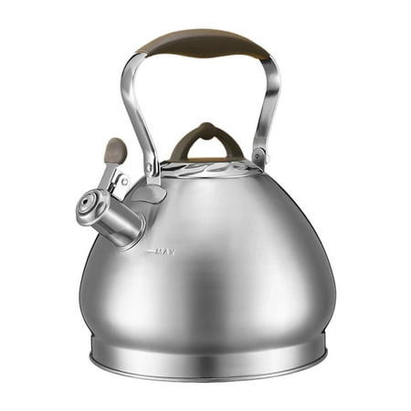 

Creative Teapot Whistling Kettle Whistling Teapot Whistle Tea Pot 4.3L Stainless Steel Tea Kettle for Travel Outdoor Tea
