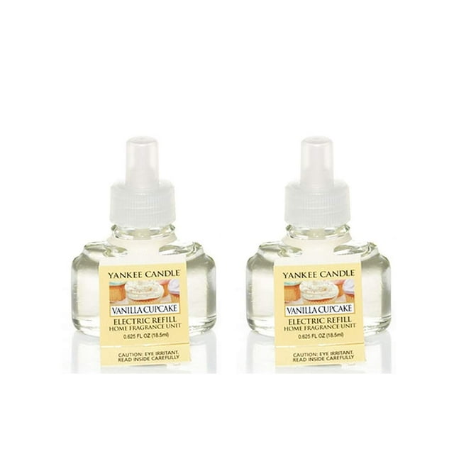 Cupcake de vainilla ScentPlug Refill Yankee Candle, 18 ml, paquete de 2