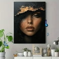thumbnail image 4 of Abstract Golden Face Canvas Painting Wall Art，Suitable for Living Room Bedroom Office Hotel Restaurant and Cafe Decoration., 4 of 8