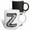 Multicolor, variant on 3drose, Zebra Patterned Image of Balloon Monogram Z, 11oz Two-tone Blue Mug
