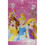 Disney Princess 32 Valentines Cards with Stickers