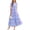 Floral Blue Pink, variant on PRETTYGARDEN Tulle Floral Dress Women Summer Wedding Guest Spring Short Sleeve Maxi Smocked Flowy Beach Party Dresses