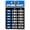 Blue, variant on Opening Hours Sign Kit (01. Black) - Colorful Business Hours Sign for Store or Office - Weatherproof and Changeable Hours of Operation Sign
