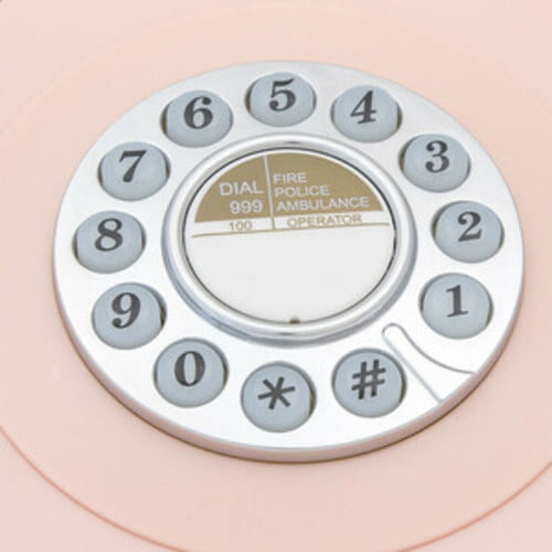 GPO Retro GPO746DPBPN 746 Desktop Push Button Telephone - Carnation Pink