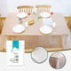 thumbnail image 1 of Manteles desechables de plástico para cocina, cuadrados y redondos, con película blanca gruesa y transparente (10 juegos), ideales para restaurantes, exteriores y fiestas., 1 of 8