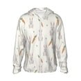 thumbnail image 1 of Fotbe Retro Rabbit Chaqueta con Protección Solar UPF 50+ para Hombre y Mujer, Camisa con Capucha y Bolsillos-Small, 1 of 7