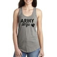 thumbnail image 1 of ARMY WIFE WITH DOGTAGS Racerback Tank, 1 of 2