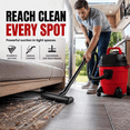 thumbnail image 4 of Multi Functional Wet/Dry Vacuum Cleaner with 4m Extended Power Cord, 10 Nozzles, 3 Filters and Various Cleaning Accessories, 1.6HP Powerful Suction, Lightweight Portable Bucket Design, Ideal for Cars, 4 of 8