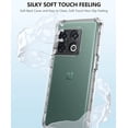 thumbnail image 4 of For OnePlus 10 Pro 5G Case: Clear Protective Shockproof Silicone Case - Dual Layer Soft TPU Cell Phone Cover with Hard Phone Bumper, 4 of 6