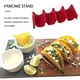 thumbnail image 4 of Advancent Soporte de exhibición para Taco de Pizza, soporte para Taco, bolsos ondulados duraderos, estante de comida mexicana, utensilios de cocina para Cocina y Comedor Rojo Advancent HA001920-03, 4 of 8