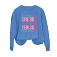 thumbnail image 5 of Uootdi Oversized Long Sleeve Shirt Gift Crewneck Senior Class of 2026 Graduation Sweatshirt for Women Teen Girls Pullover, 5 of 5