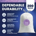 thumbnail image 4 of Plasticplace 4 Gallon Trash Bags │ 0.7 Mil │ Lavender and Soft Vanilla Scented Garbage Can Liners │ 17" x 16" (200 Count), 4 of 4