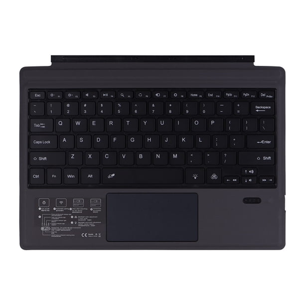 Reemplazo para Microsoft Surface Pro3 / 4/5 Tablet Teclado ergonómico magnético inalámbrico Bluetooth Inevent DZ7729-02