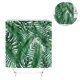 thumbnail image 2 of Cortina de ducha tropical, juego de cortinas de baño de tela de hoja de palma de plátano verde con ganchos decoración de baño lavable a máquina Xemadio 2034905-3, 2 of 8