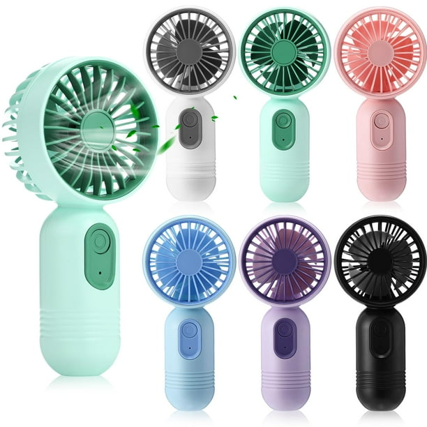 Mini ventilador portátil Rossesay de mano con 3 velocidades recargable por USB