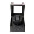 thumbnail image 1 of Watch Winder  Leather Watch Winder Single Automatic Watch Winder With Quiet Motor Wristwatch Display Case Box 100-240V US, 1 of 8