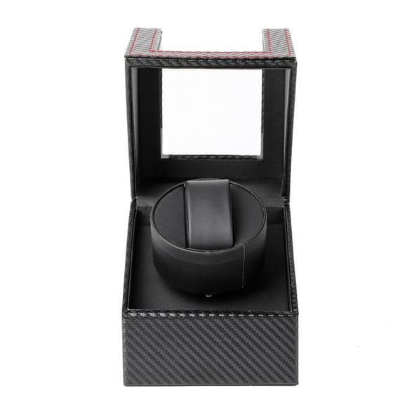 Watch Winder Automatic Watch Winder Single Watch Winder Leather Watch Winder Mechanical Watch Winder Single Automatic Watch Winder With Quiet Motor Wristwatch Display Case Box
