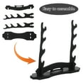 thumbnail image 3 of Tineasur 3Pcs Black Wood Katana Stand Vertical Sword Display Rack Multitier Holder for Artwork, 3 of 8
