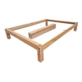 thumbnail image 3 of Base Para Cama Matrimonial Muebles GM Tradicional Desarmable Madera de Pino Natural Con Laca Transparente, 3 of 6