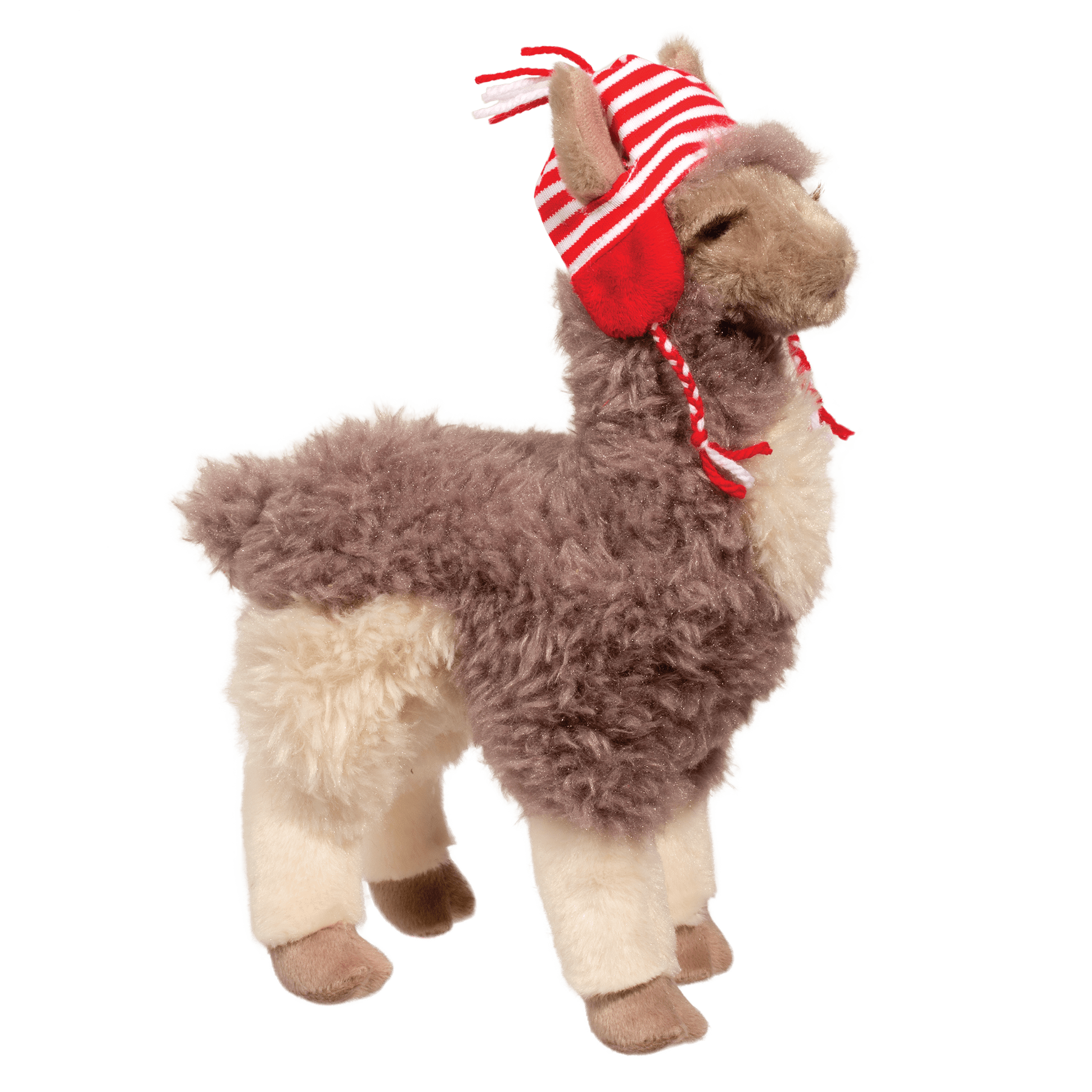 llama toy real fur