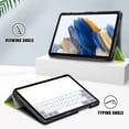 thumbnail image 2 of KOMI Slim case for Galaxy Tab A9（2023 Model: SM-X110/X115/X117） Smart flip Leather case 3-fold Stand Function Hard PC Back Cover for Galaxy Tab A9 8.7 inch, 2 of 9