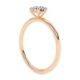 thumbnail image 4 of AFFY 4-Prong Solitaire Engagement Rings For Women, 0.50 Carat (ctw) Round Lab Created Moissanite Promise Ring For Her In 14k Rose Gold | VVS1 Quality 1/2ctw Ring Size-10, 4 of 4