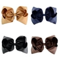 thumbnail image 2 of 20Pcs 8‘‘ Hair Clips Multicolor Cloth Bow Clips Hair Barrettes for Girls Kids, 2 of 10