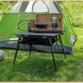 thumbnail image 6 of 2-Pack Arrowhead Outdoor Folding Camping Table with Aluminum Roll-up Tabletop, 6 of 9