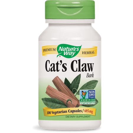 Ladies Aged Bark - Nature's way cats claw bark 485 mg vegetarian capsules, 100 ct