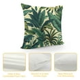 thumbnail image 4 of COMIO  Palm Leaves Home Decorative Throw Pillows Covers, Tropical Leaf Jungle Palms Outdoor Pillow Case for Livingroom Bedroom, Boho Pillow Cushion Covers for Man Woman, Green White, 4 of 5