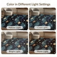 thumbnail image 7 of ODIKA 2'x3' Washable Doormat Non-Slip, Low Pile Night Sky Galaxy Design With Planets Moons And Shooting Stars Space Flowing for Entryway, Kitchen, Laundry Room, 7 of 7