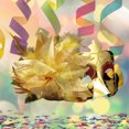 thumbnail image 2 of Dsscvnef Mask Carnival Party Performance Props Side Painted Facepiece with Big Flowers, 2 of 3