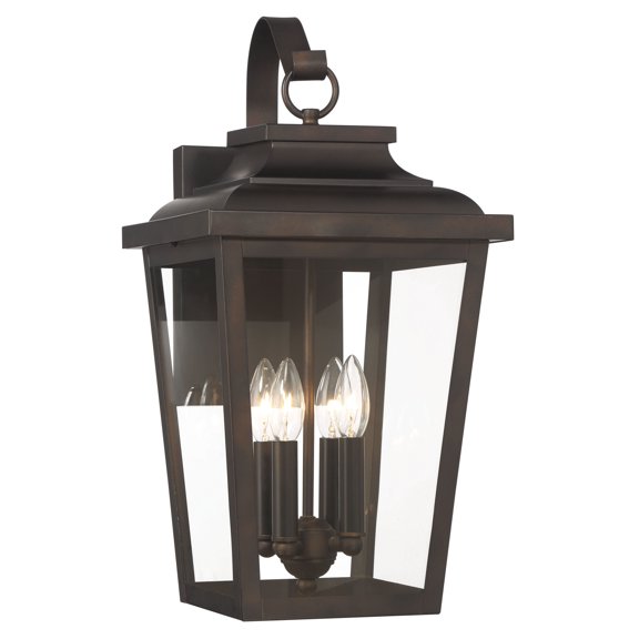 The Great Outdoors 72173-189-C Irvington Manor 4 Light 21" Tall Outdoor Wall Sconce -