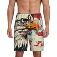 thumbnail image 1 of Fotbe Retro American Eagle Pantalones Cortos de Pijama para Hombre, Ropa de Dormir, Pantalones de Pijama Cortos para Hombre-XX-Large, 1 of 6