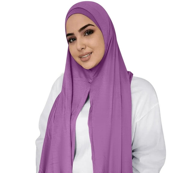 WCJM FemaleHead Scarf Solid Color Long Scarf Wrap Scarves Cotton Scarf For Women Fashion Q