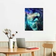 thumbnail image 2 of Erapdaur Dragon Castle Fantasy Art Canvas Wall Art for Living Room Bedroom Home Office Decor, High Definition Prints with Hangable Hooks, Great Gift Idea 16x20 in, 2 of 5