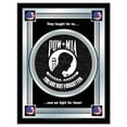thumbnail image 1 of Holland Bar Stool MLogoPOWMIA POW-MIA 17 x 22 in. University Logo Mirror, 1 of 1