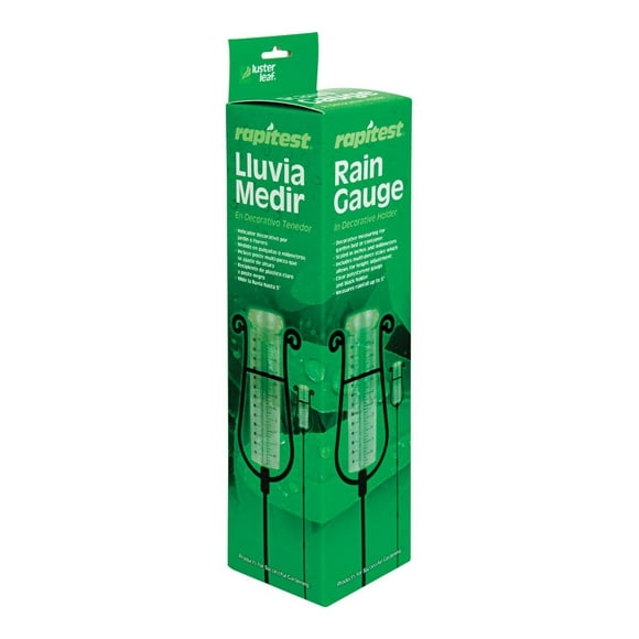 RAPITEST Jauge de Pluie Décorative avec Piquet (Lot de 1)