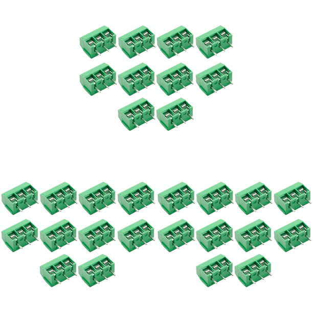 Connettori A Vite KF301-3P Per PCB – Morsetti Per Circuito Stampato – Lotto Da 5 O 10 Pezzi