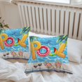 thumbnail image 6 of Throw Pillow Covers 18x18 Inch Set of 2, Blue Summer Pool Waterproof Outdoor Pillow Covers, Watermelon Swimming Ring Slippers Decorative Cushion Pillowcases for Couch, Sofa, Bed, Garden, Patio, 6 of 9