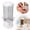 White, variant on Candy Machine, Vintage Candy Dispenser, 360 Degree and 3 Compartments, Desktop Auto Fun Candy & Nut Dispenser for Office Desk, Home, Party, White