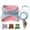 Pink, variant on Escape-Proof Cat Harness and Leash Set, Soft Breathable Mesh Vest Style Cat Harness, Adjustable Step-in Cat Harness for Walking, Easy Wear Outdoor Harness for Small Medium Cats