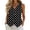 Black*1, variant on TARIENDY Womens V Neck Tank Tops Button Down Sleeveless Shirts polka dot Vest Tops Fashion Clothes Summer Casual Outfits White*1 XXL