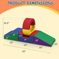 thumbnail image 6 of Tolead Crawling and Sliding Soft Foam Block, Climbing Tunnels, 5-Pack, 6 of 6