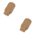 thumbnail image 4 of Bearachild Toalla de baño para hombres y mujeres, guante de ducha de limpieza profunda, guantes reciclados, suministros de baño exfoliantes para marrón 2Conjunto, 4 of 6