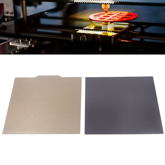Plataforma de cama de acero ANGGREK con resorte magnético PEI Polvo de pulverización 265 x 250 mm